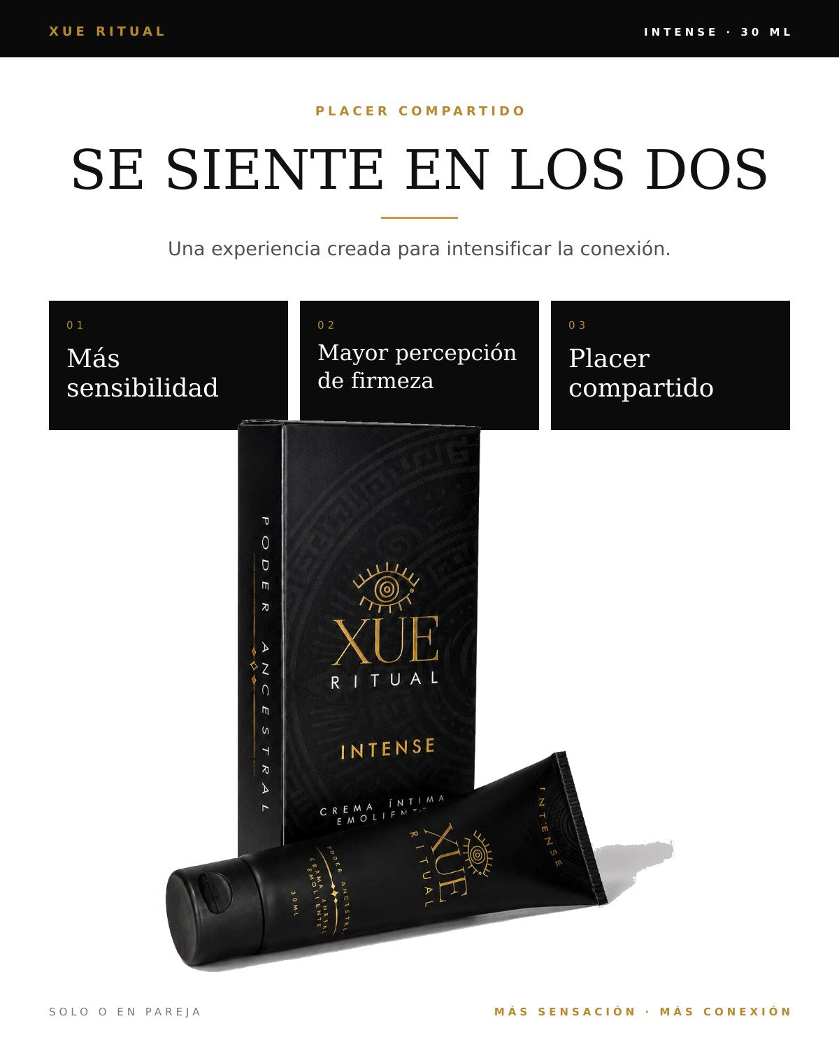 Beneficios de XUE Ritual Intense para disfrutar en pareja
