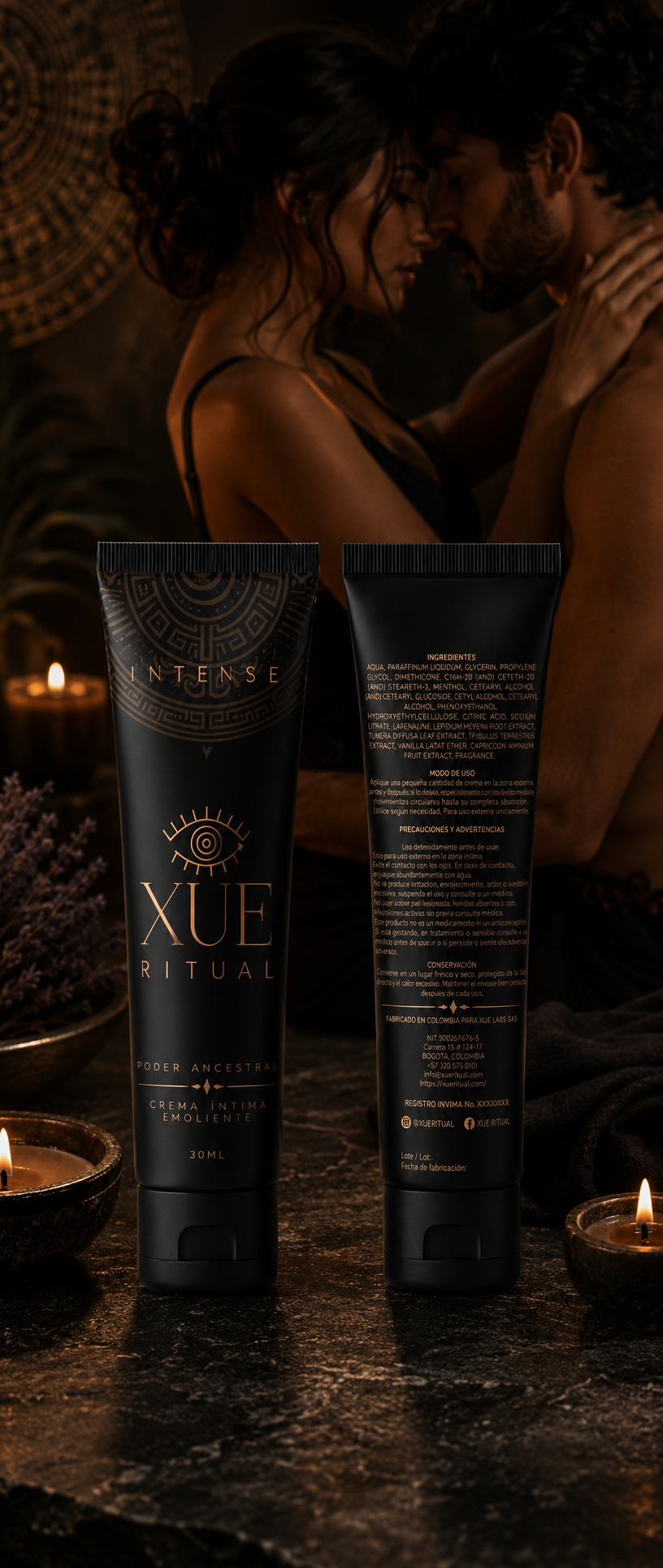 Ritual íntimo XUE — conexión y presencia